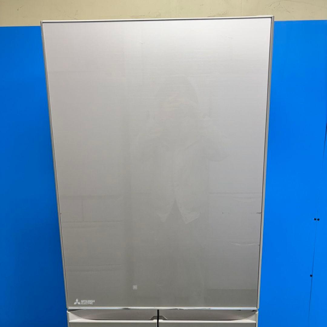 522 三菱 大型冷蔵庫 400L強 小型 家庭用 自動製氷 右開き 5ドア