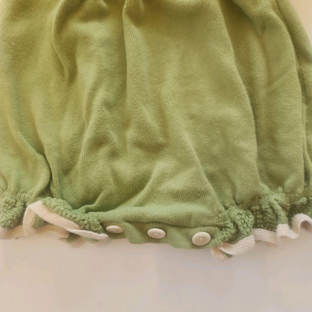 MABLI 23ss ロンパース ボンネット セット　コビト 小人 マブリ 緑