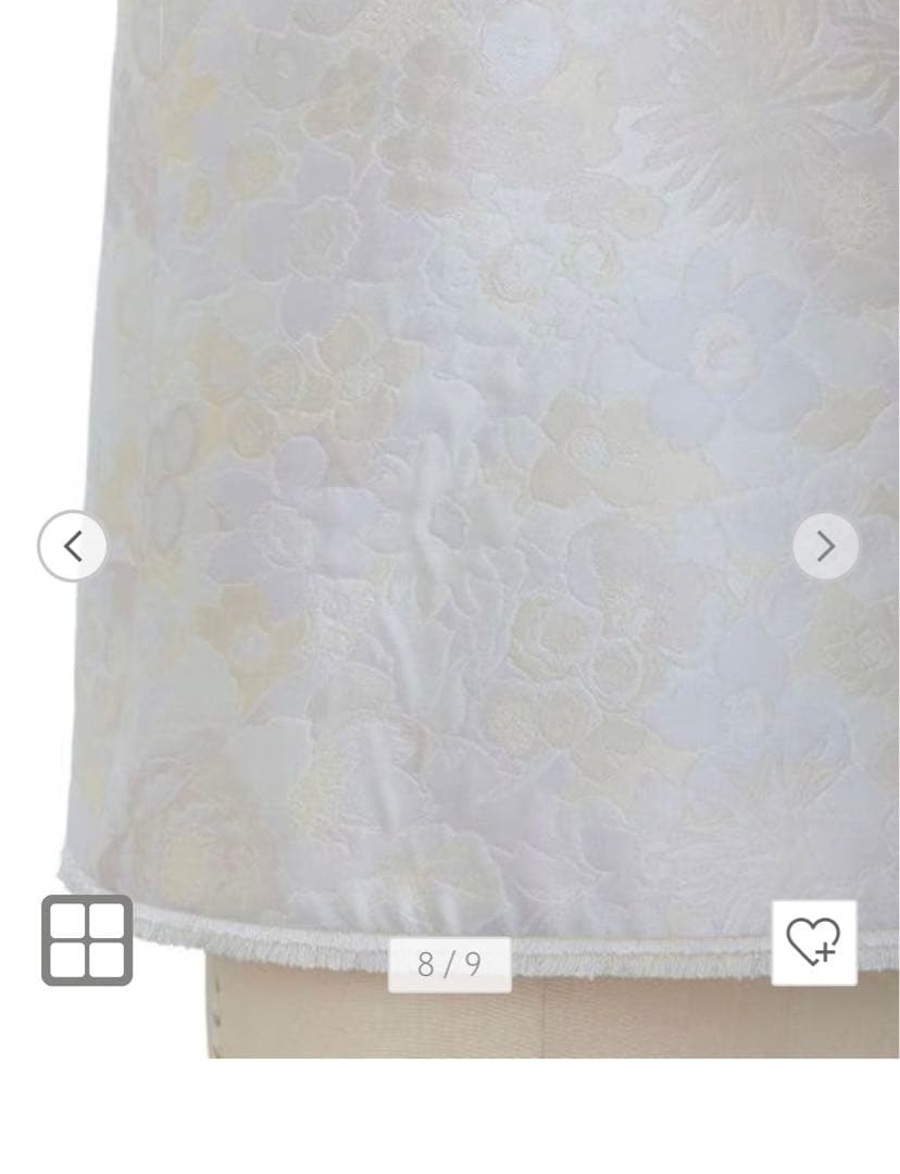 美品☆2024SSドゥロワー フラワージャガードキャミソール