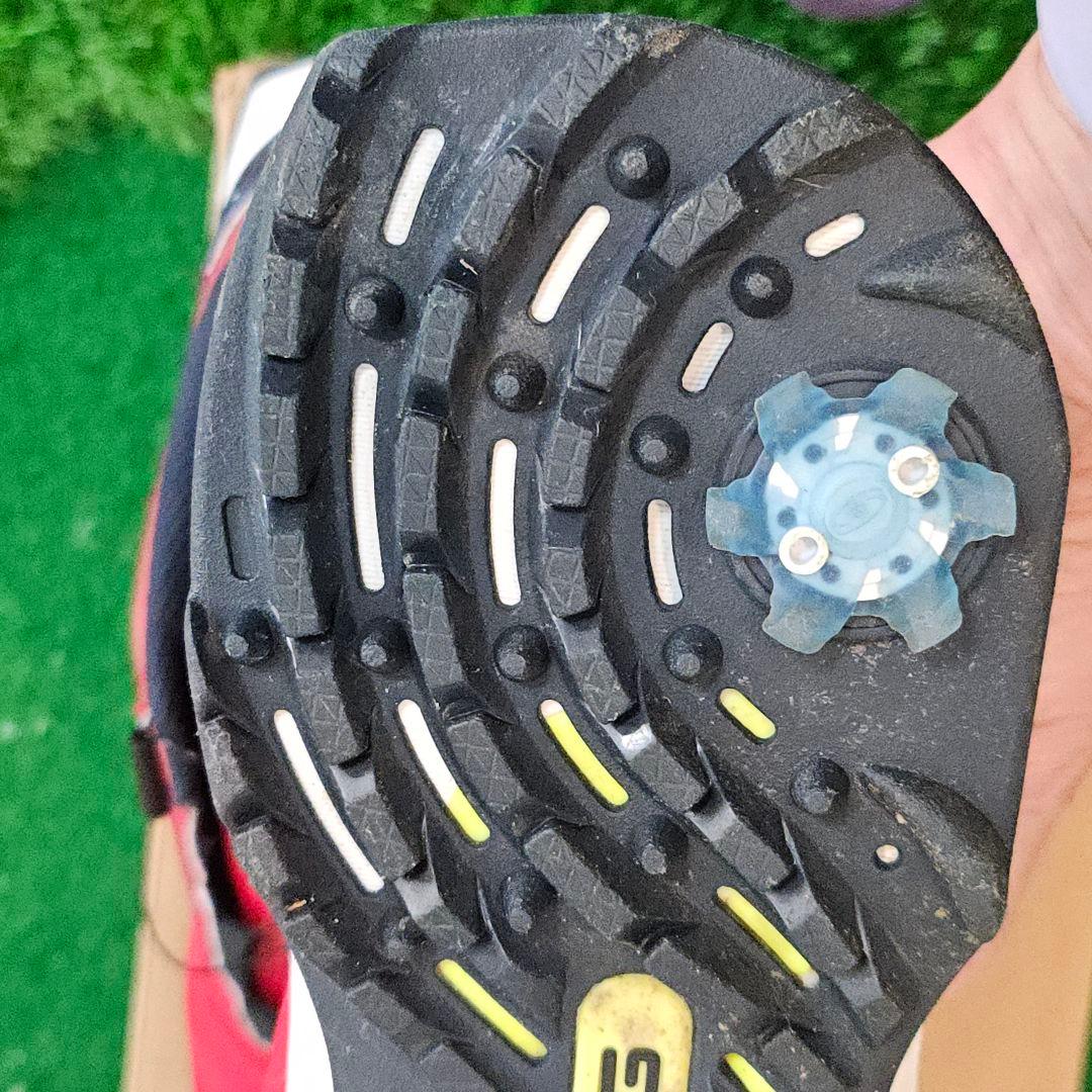 美品!! 25cm PING Xゴルフシューズ レッド ダイヤル式