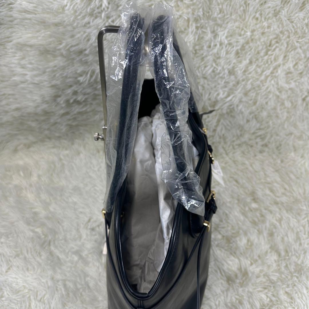 【最終価格新品】スナイデルタグ付きソフトベルトトートバッグ ブラック25SS