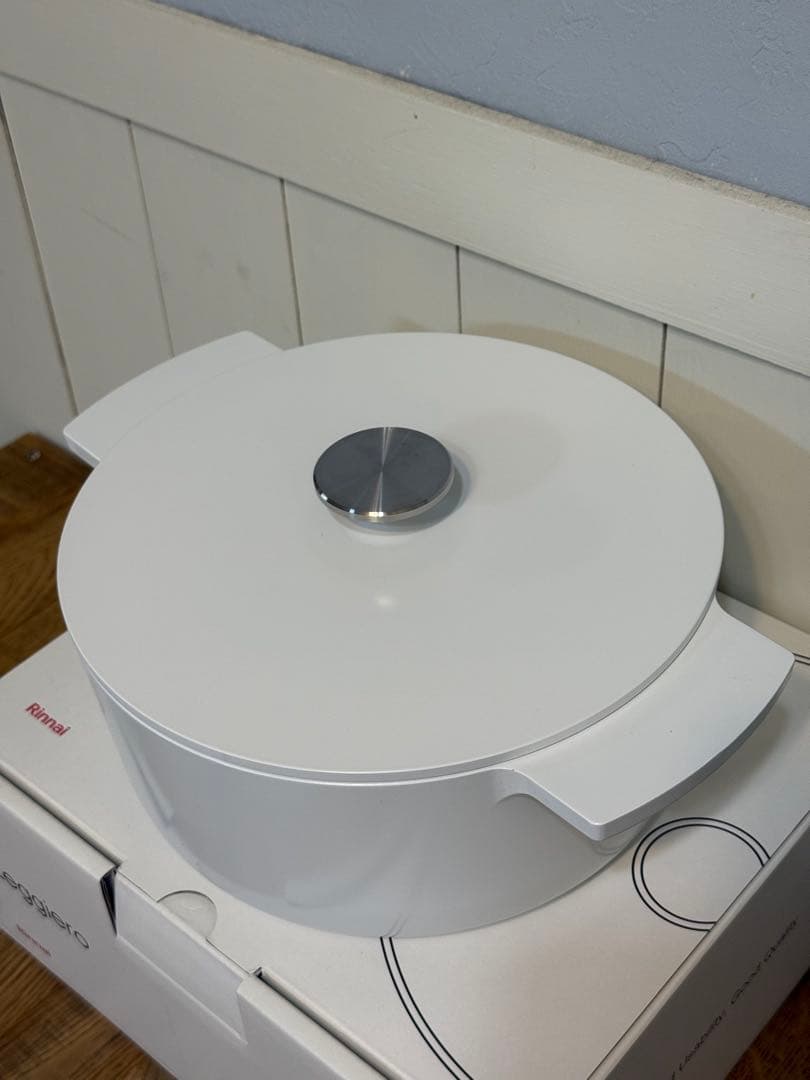 新品 リンナイ レジェロ 無水鍋 RBO-MN22(WH)