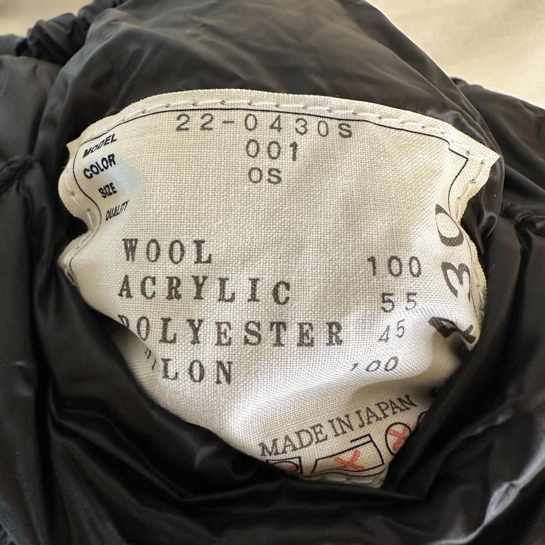 sacai サカイ 22SS ファーバッグ 黒 フリーサイズ