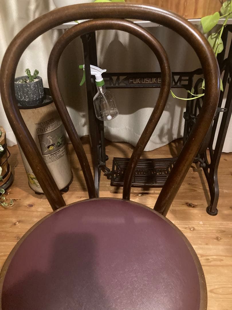 昭和レトロ　秋田木工ベントウッドチェア　曲木ダイニングチェア①