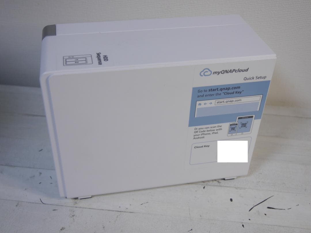 QNAP NAS 2ベイ TS-231 　スマホ自動バックアップ　RAID