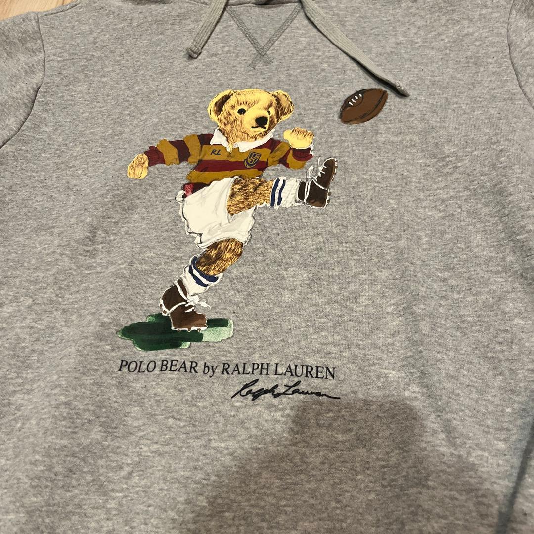 ✨大人気ロゴ✨ラルフローレン　パーカー　ポロベア　ロゴ　男女兼用　S