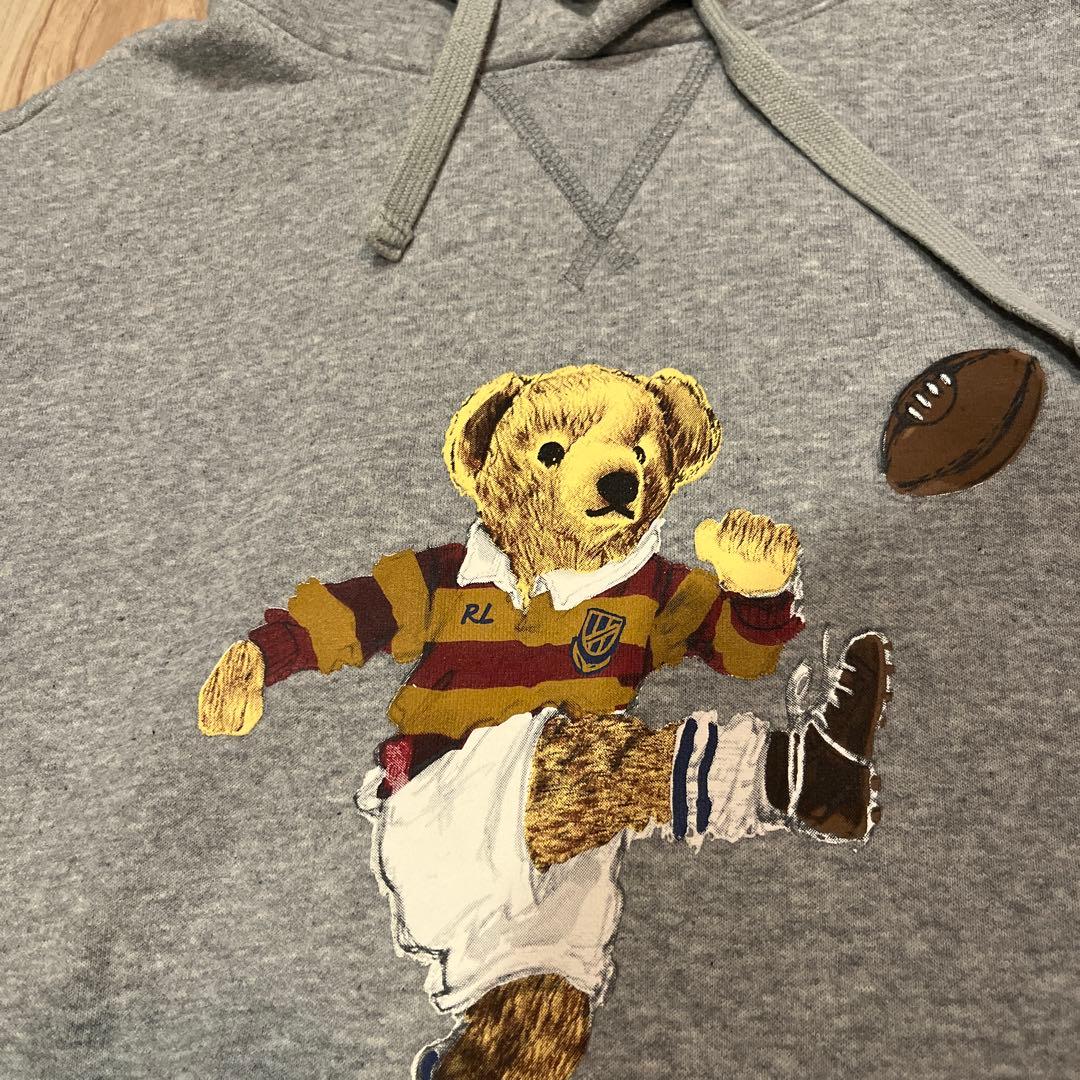 ✨大人気ロゴ✨ラルフローレン　パーカー　ポロベア　ロゴ　男女兼用　S