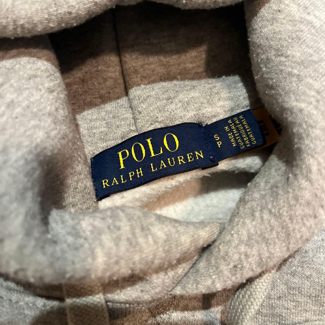 ✨大人気ロゴ✨ラルフローレン　パーカー　ポロベア　ロゴ　男女兼用　S