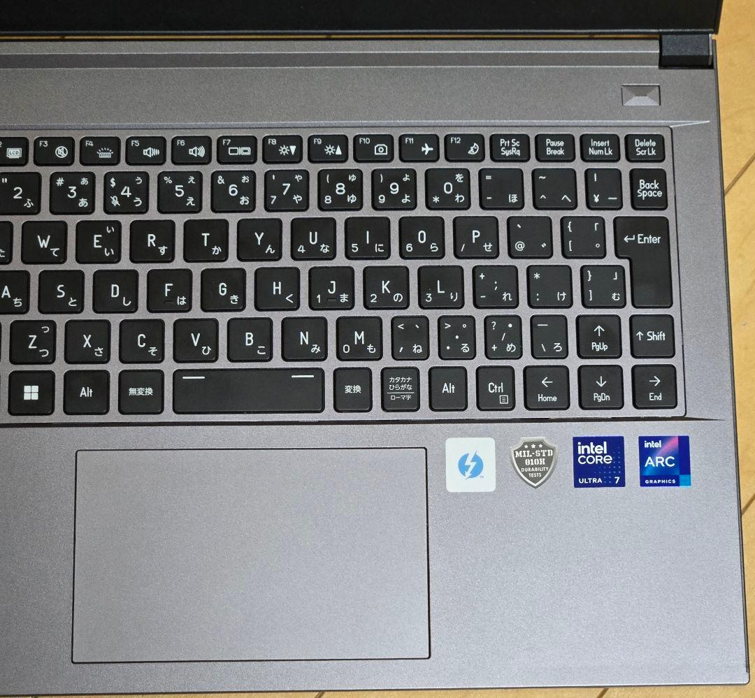 GALLERIA ノートパソコン DL7C-IG-C4 Core Ultra7