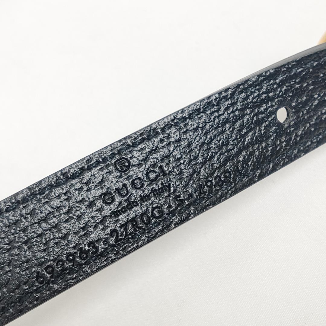 新品 未使用 グッチ インターロッキングG ドッグ ハーネス ブラックレザー S