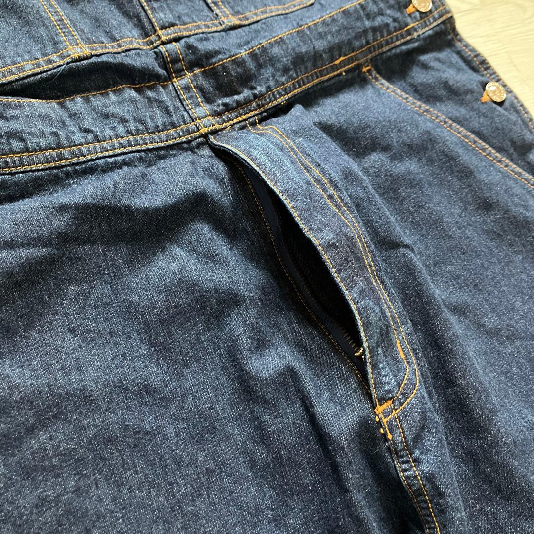 新品 KARL KANI オーバーサイズ リジッドデニム オーバーオール B系