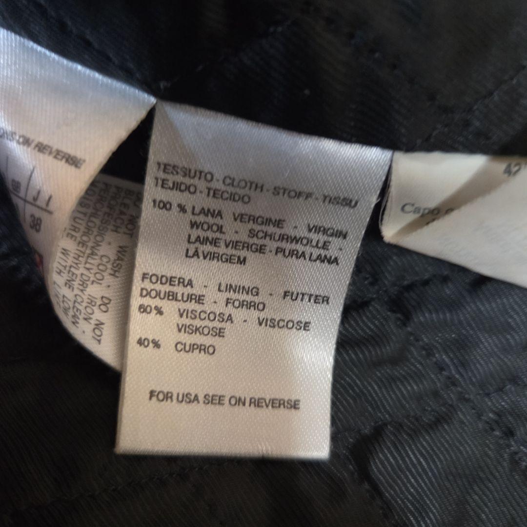 MaxMara 銀タグ ウールコート サイズ38 ブラック