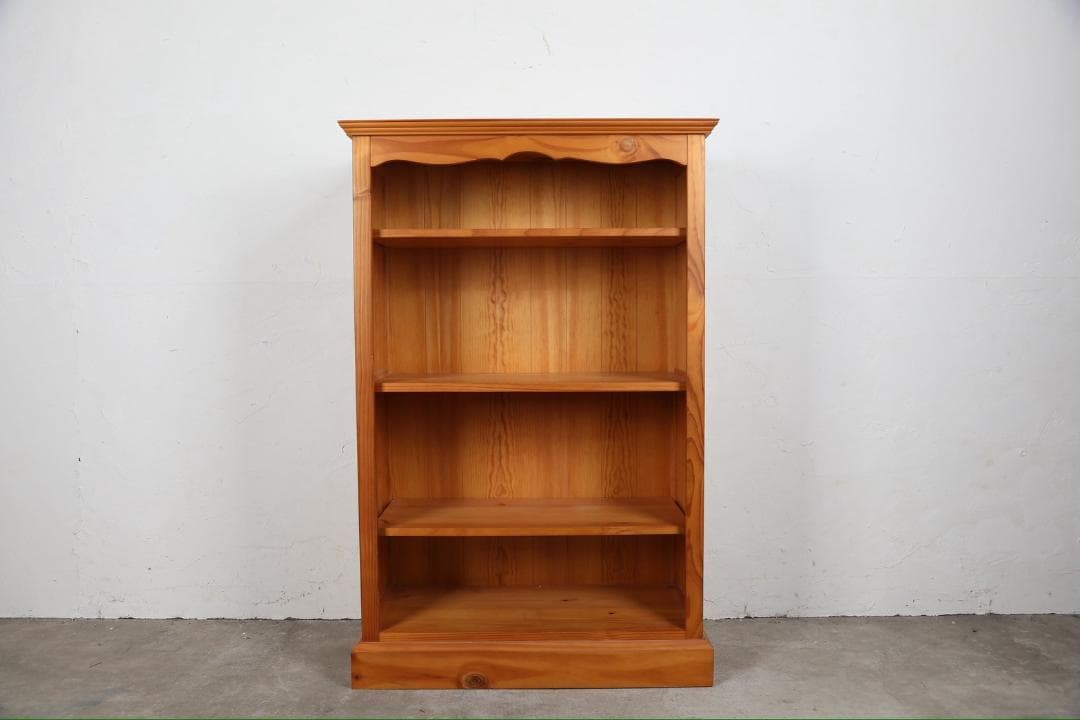 美品『カントリー家具』書棚 本棚 オープンシェルフ シェルフ 飾棚RWboo11