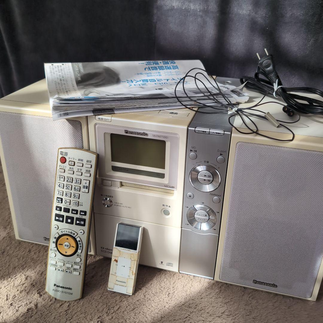 Panasonic D-dock 5CD Changer ミニコンポ