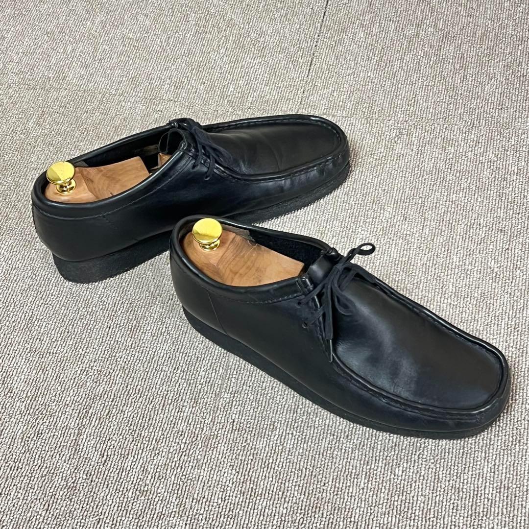 クラークス Clarks ワラビー ブラック レザー 25.0㎝