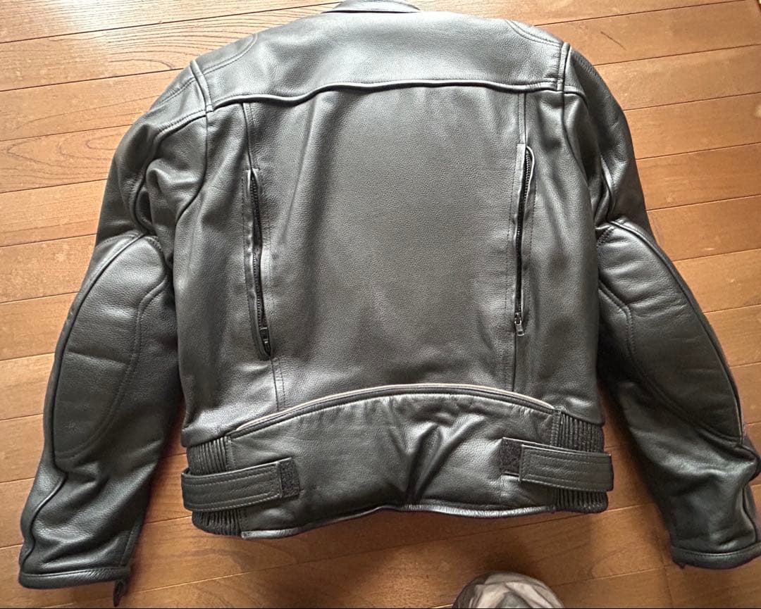 値下げ　goodluck カウハイド レザージャケット(プロテクター付)