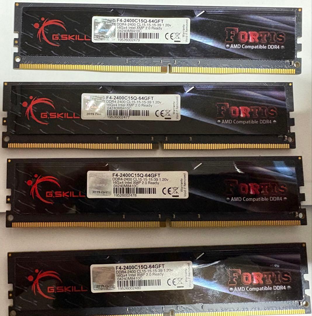 DDR4 16GB×4 64GB メモリ