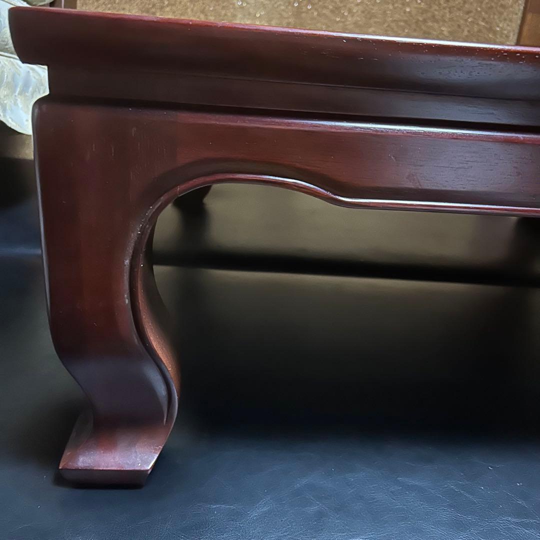 カリモク 座卓 ちゃぶ台 ローテーブル　84角　猫脚　アンティーク家具　レトロ