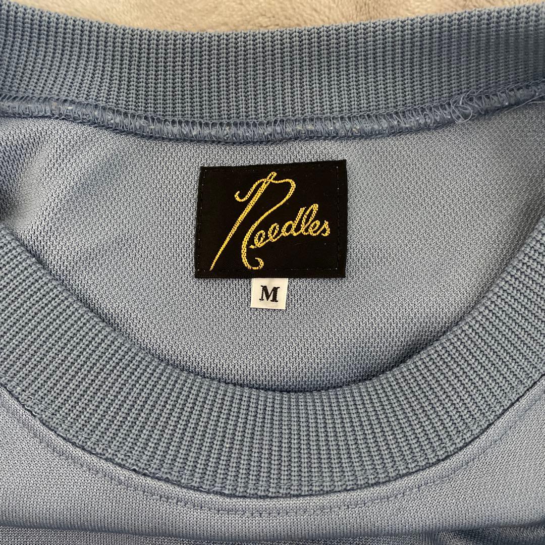 Needles ニードルズ　スウェット　サックスブルー