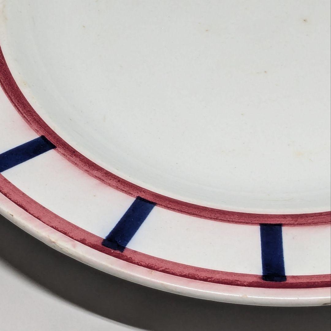 フランス　クレイユモントローBearnバスク柄プレート平皿