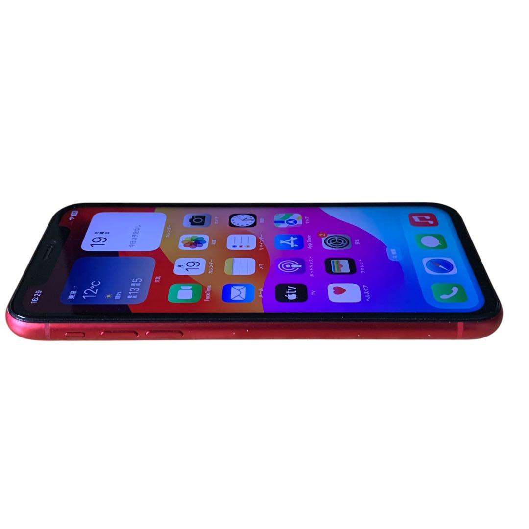 iPhone 11 レッド 256GB SIMフリー 美品 送料無料