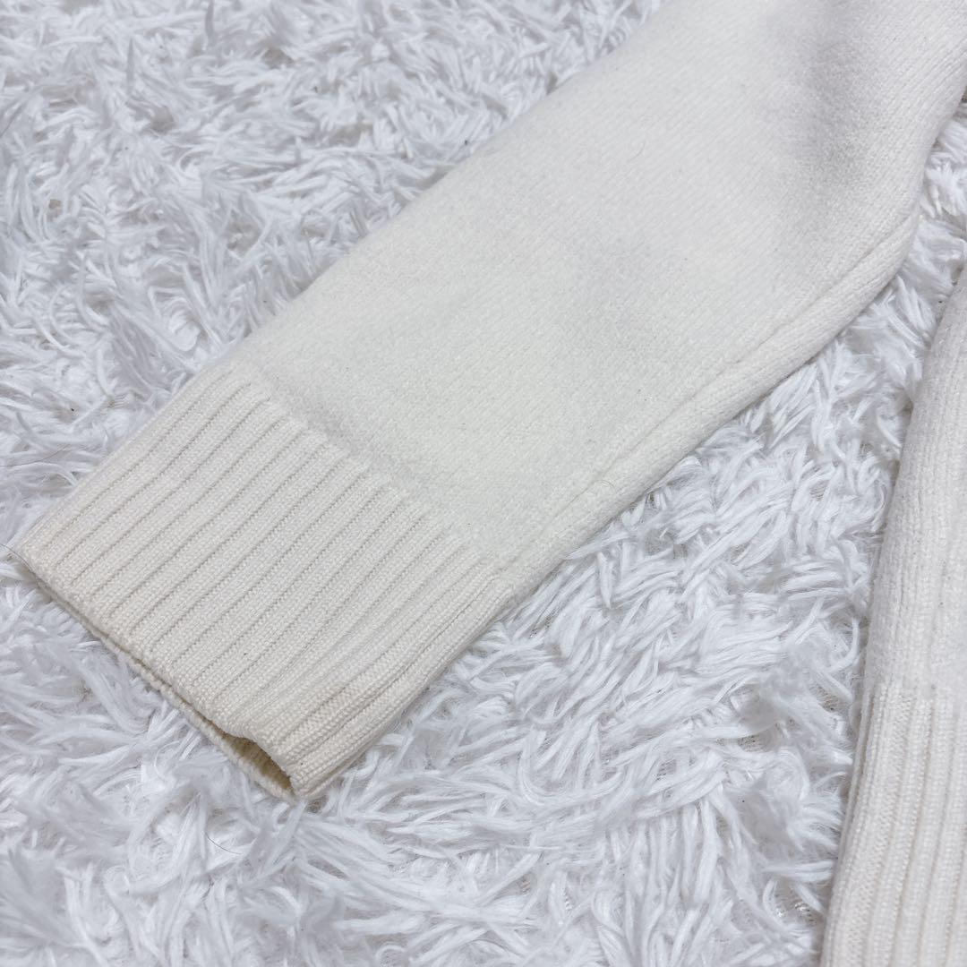 AMI PARIS ハートロゴ タートルネックニット M 厚手 ワンポイントロゴ