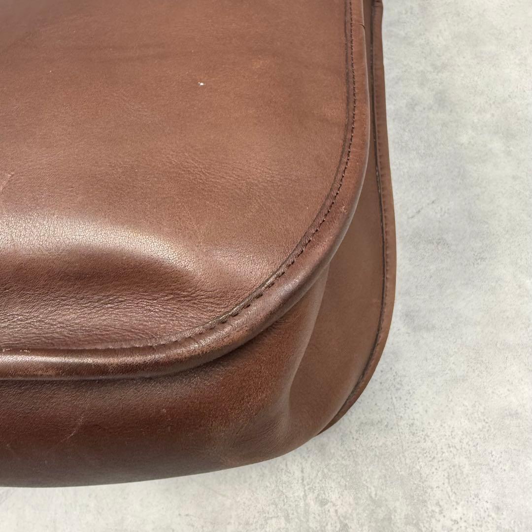 コーチ メトロポリタン ビジネスバッグ ブラウン レザー ターンロック