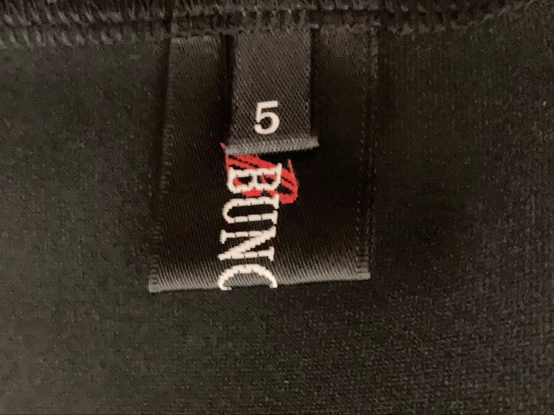 バンクレイ BUNCUREY ゴルフ ウエア モックネック 長袖 黒 シャツ 5