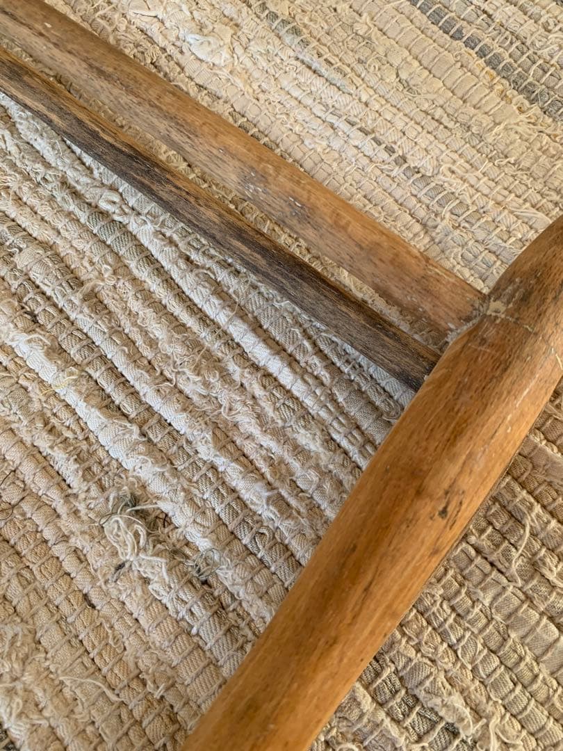 フランスアンティークタオルハンガー※キルトラック※トルション掛け※剥離家具※無垢