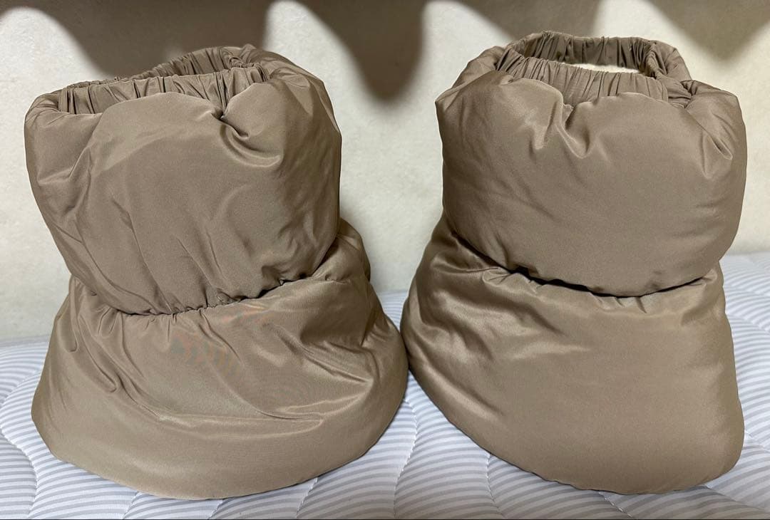 UGG ムートンブーツ キャメル 22cm クラシックディッパーパッファー　美品