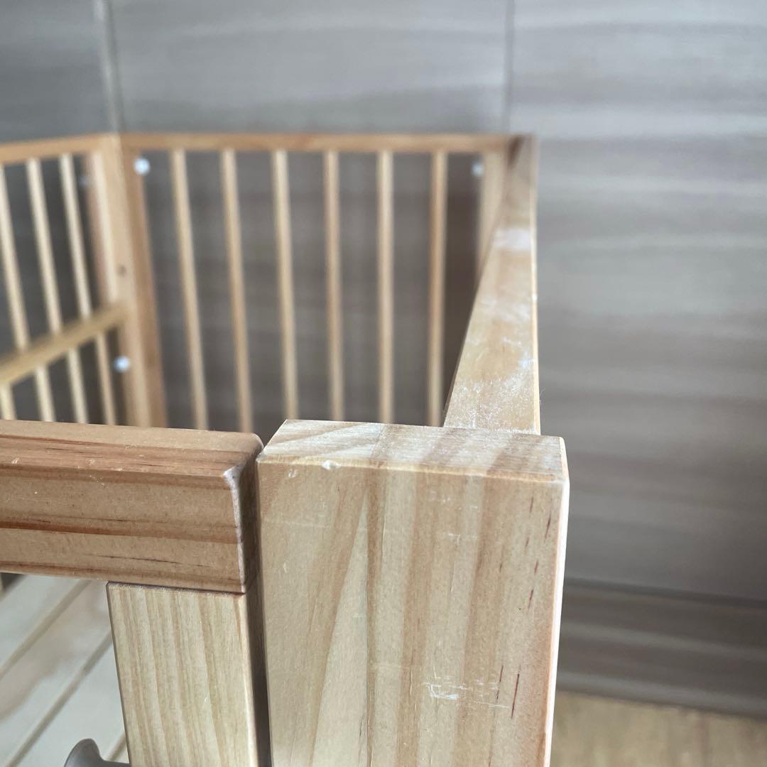 ベビーベッド トール　Wオープン　大和屋 ナチュラル yamatoya