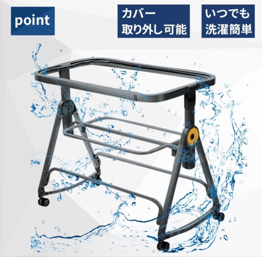 Nijakise ベビーベッド　HZDMJ グレー　2024年購入