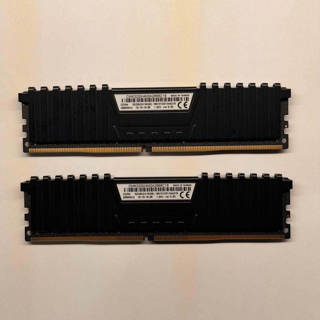 Corsair Vengeance LPX DDR4-2666 32GBセット