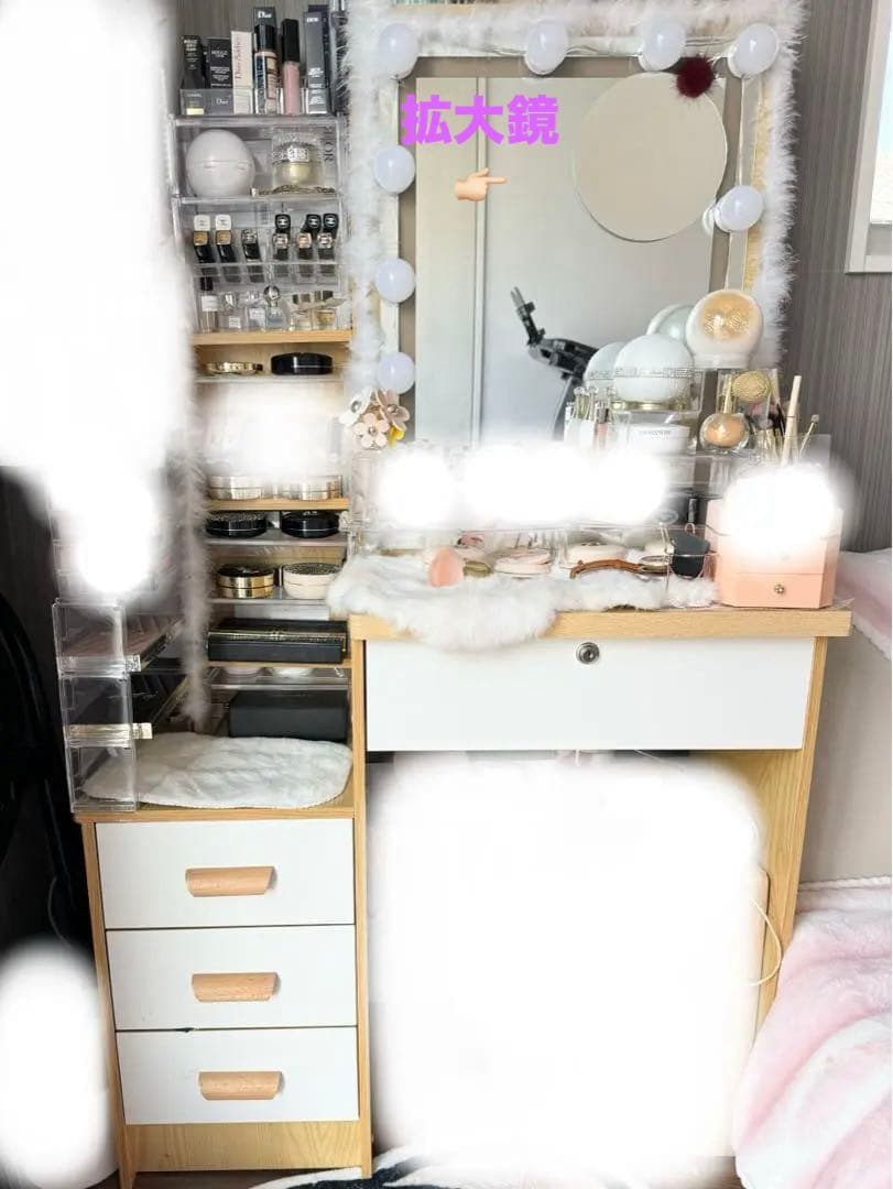 ドレッサー　化粧台 美品　組み立てしやすい　用意してます