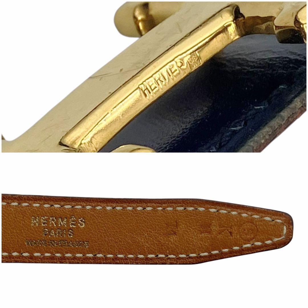 ⭐️良品⭐️ エルメス ミニ コンスタンス Hベルト 74 ネイビー