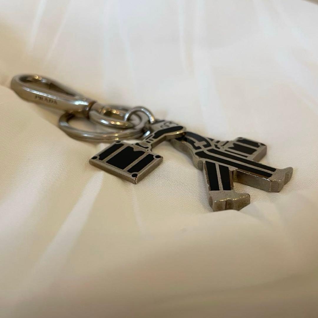 【即日発送】PRADA プラダ メンズ キーホルダー キーリング ドアマン