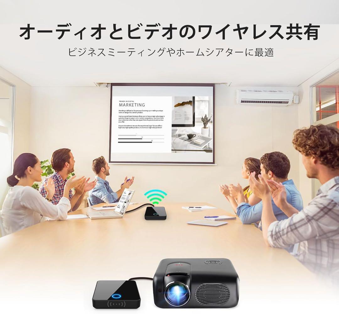 ワイヤレスHDMI送信機と受信機 4K/5Ghz 30Mエクステンション