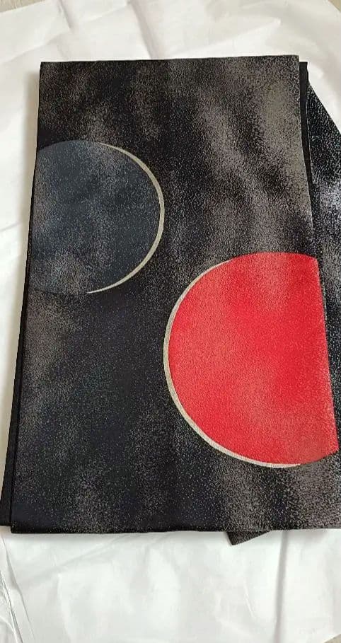 袋帯 ikki流 ブラックに銀