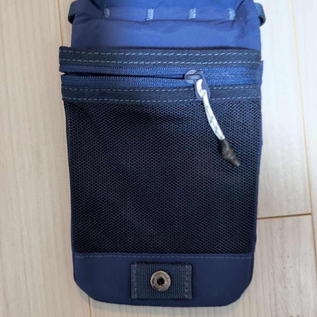 き*も様 【使用数回】topologie パッチ付きネイビー小型バッグ