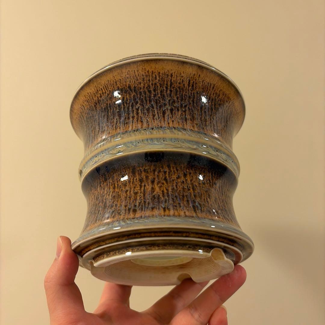 XL 盆栽鉢 作家鉢 陶器 真柏 糸魚川 皐月 五葉松 黒松 アガベ チタノタ