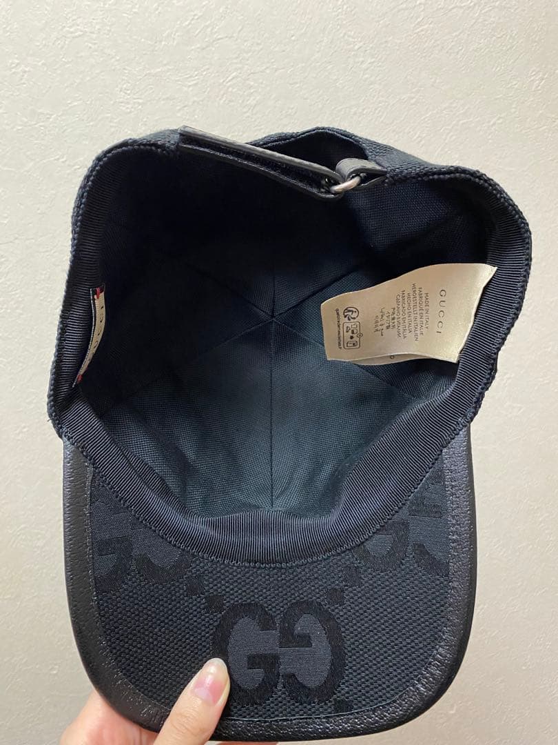 GUCCI ジャンボGG ブラック キャップ