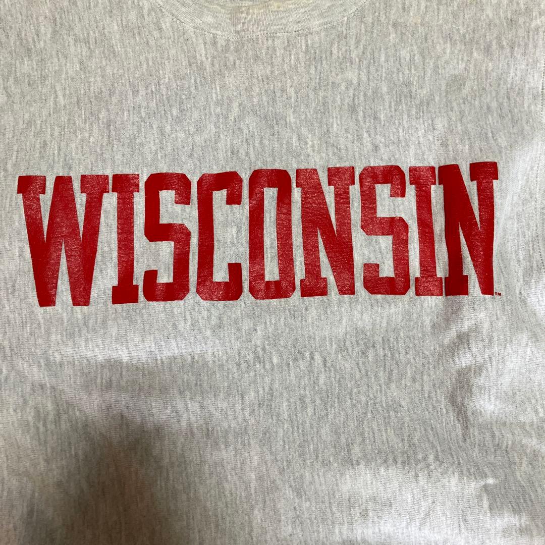 WISCONSIN USA製 リバースウィーブ スウェット チャンピオンL