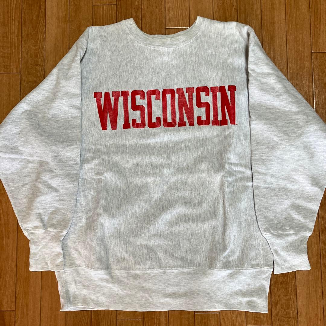 WISCONSIN USA製 リバースウィーブ スウェット チャンピオンL
