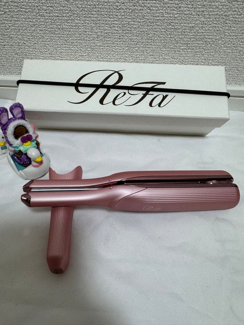 【美品】ReFa ストレートヘアアイロン ピンク フィンガーアイロン