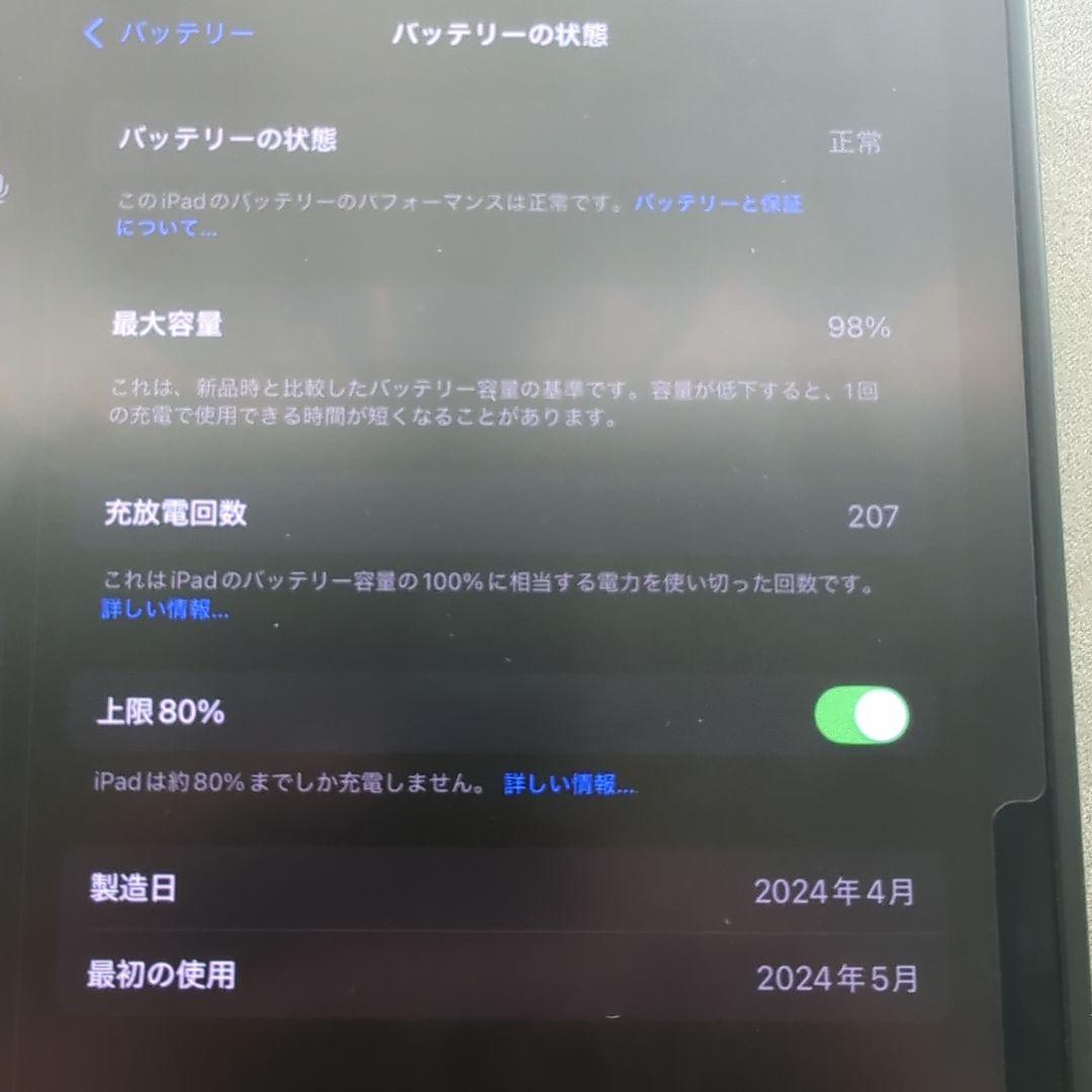 M4 iPad Pro 11インチ 256GB 2024モデル Wifi