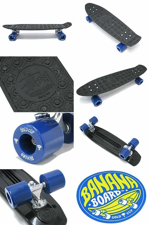 STUSSY×BANANA BOARD ミニクルーザー スケートボード