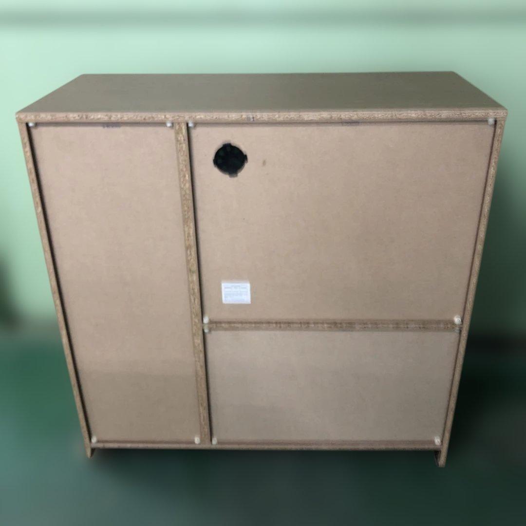 ニトリ レンジ台 フォルムN RE9090G 食器棚 ブラウン