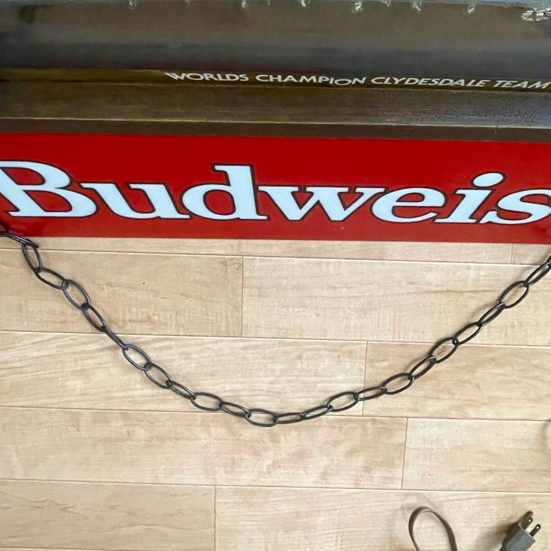90s 80s バドワイザー Budweiser プールバーライト ランプ 照明