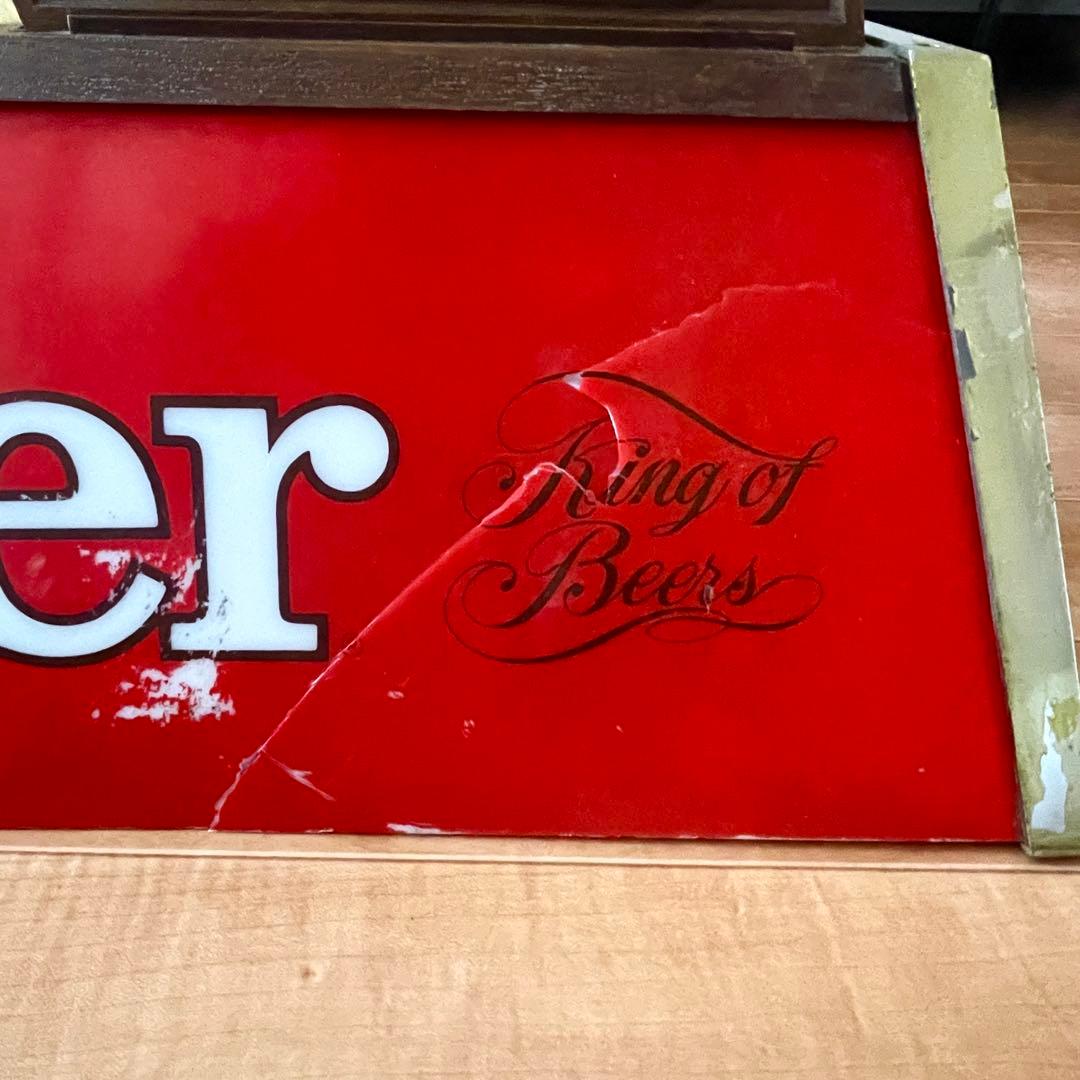 90s 80s バドワイザー Budweiser プールバーライト ランプ 照明