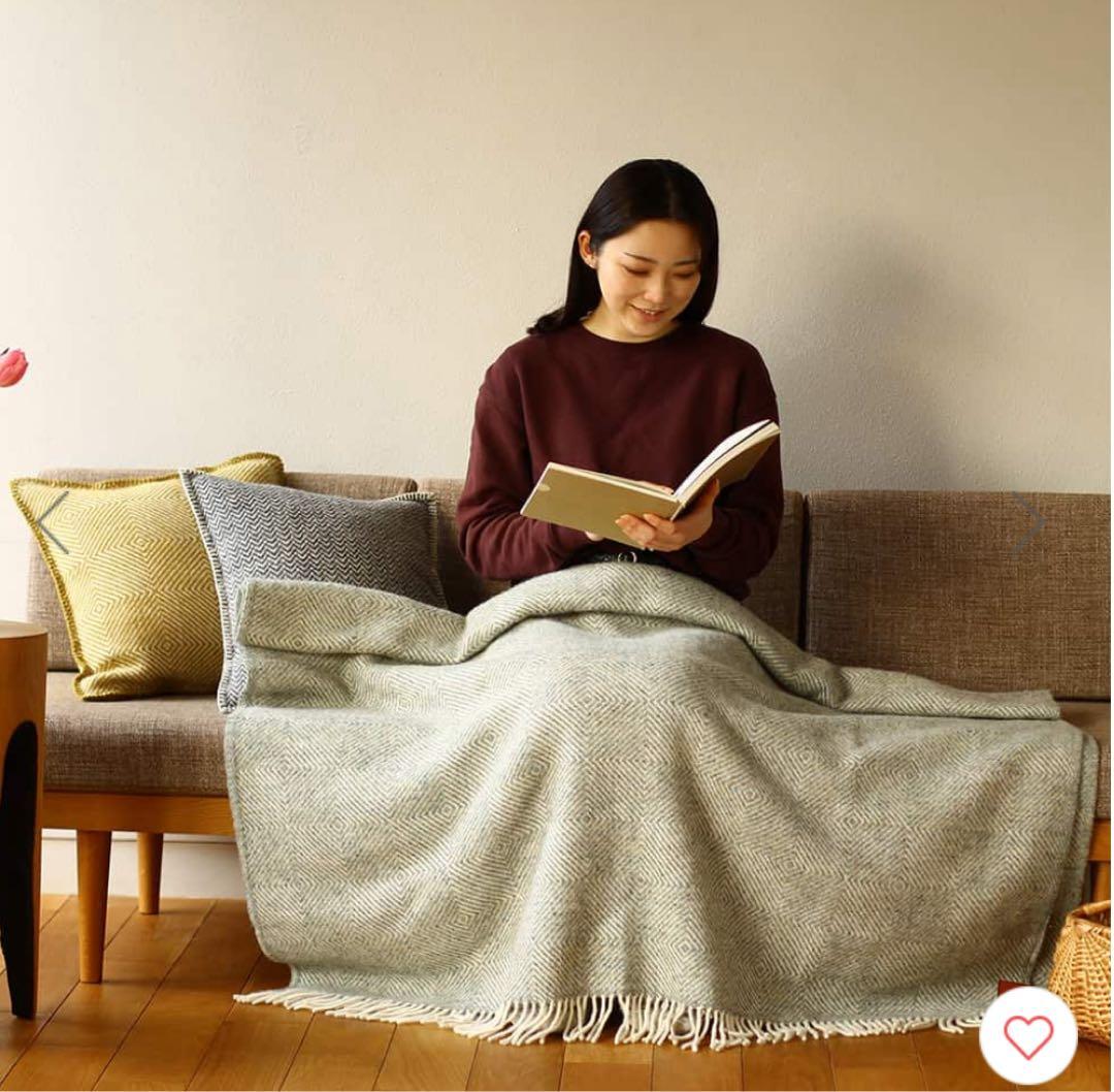 【新品未使用】ACTUS伊勢丹取扱い☆KLIPPANスローケット130×200